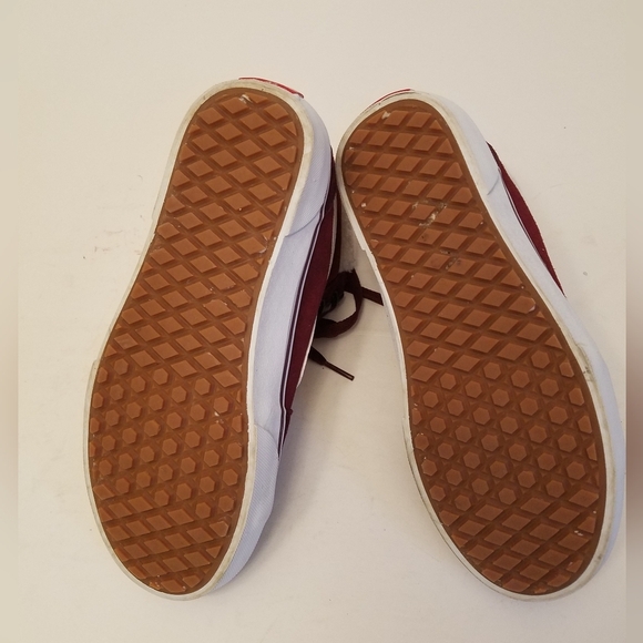 Vans Guard Women's Filmore High Top Sneakers Red Suede Sherpa Size 8 - Picture 15 of 16